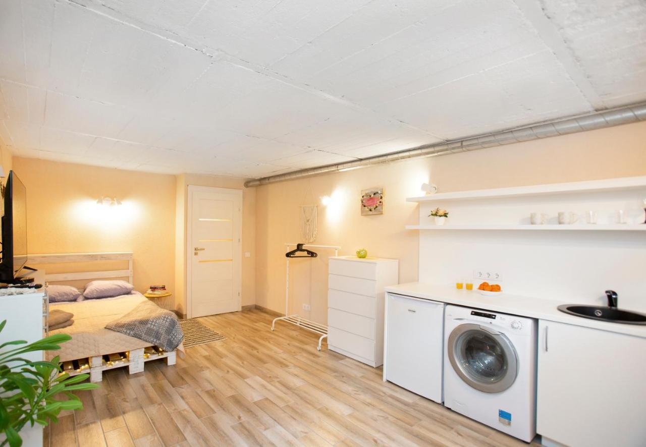 Apartment In Garage With Free Parking คอนัส ภายนอก รูปภาพ